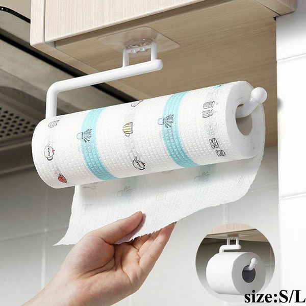 1Pc S/L Adjustable Toilet Paper Holder SelfAdhesive Kitchen Toilet