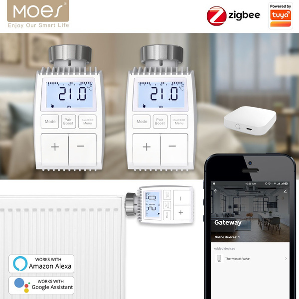 €95.99 for 4pcs Tuya Zigbee Thermostatic Radiator