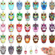 Antique, Owl, Jewelry, Colorful