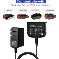 lb2x4020, black, Battery Charger, charger