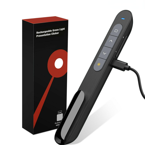Presentation Remote Wireless USB PPT Presenter Laser Pointer Clicker Wish