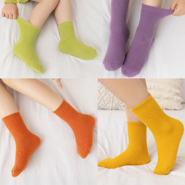 Socks, Winter, Elastic, kids