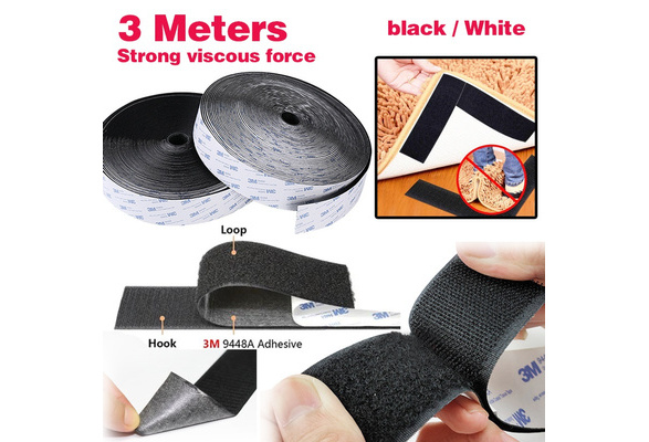 3m Tape 16mm Width Strong Self Adhesive Velcro Tape Hook And Loop