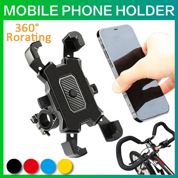 Adjustable Cell Phone Holder Motorcycle Phone Mount Bike Phone Holder E-bike  Portable Car Phone holder Phone Cradle Clip for Android and iPhone Bike  Accessories