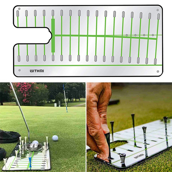 Golf Putting Mirror Golf Swing Straight Practice Eye Line Golf ...