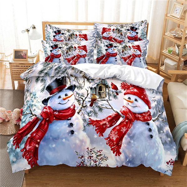 New Year Quilt Cover Set Christmas design bedding duvet cover set bring