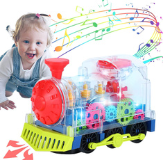 Toy, Regalos, lights, Train