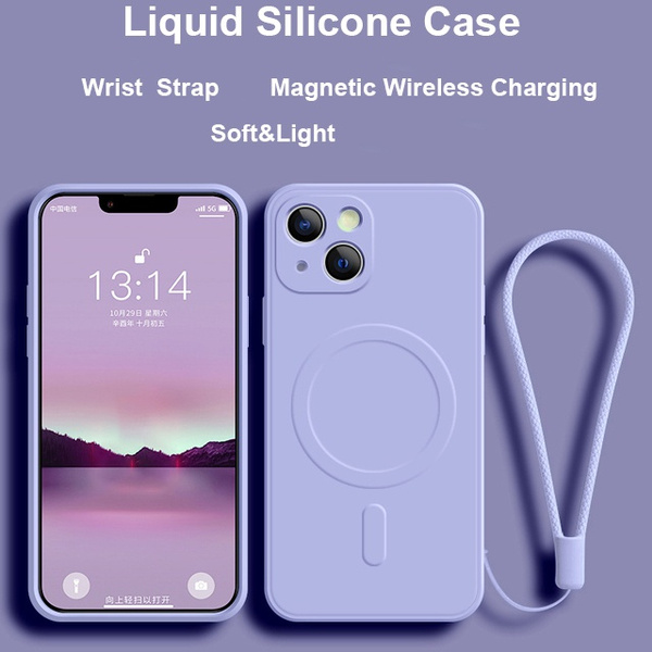 Soft Liquid Silicone Case for iPhone 14 13 12 Mini 11 Pro Max X XR XS 7 ...