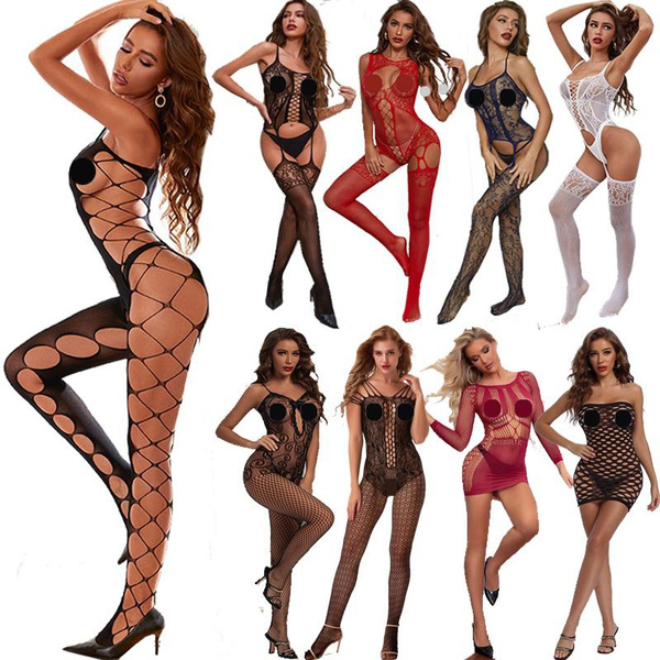 15 Styles Women Underwear Jumpsuit Stockings Backless One