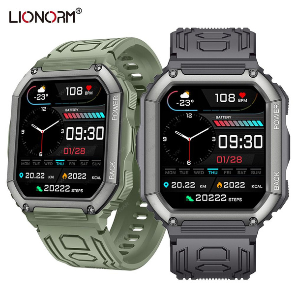 2024 Bluetooth Call Smart Watch Men Rugged Outdoor Sport Fitness