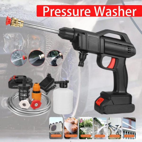 Cordless Pressure Washer 50psi Portable Pressure Cleaner Handheld With