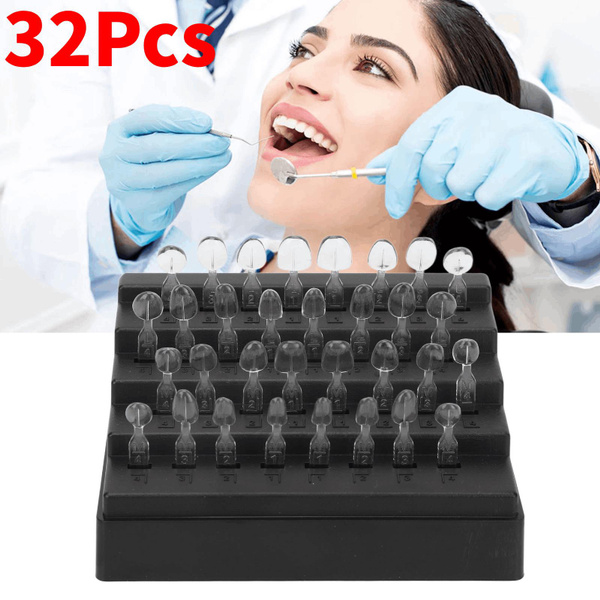 32pcs Dental Veneers Mould Set, Different Shapes Heat Resistance Front