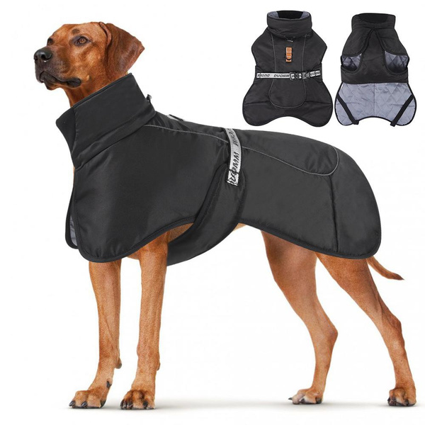 Waterproof Big Dog Clothes Warm Large Dog Coat Jacket Reflective