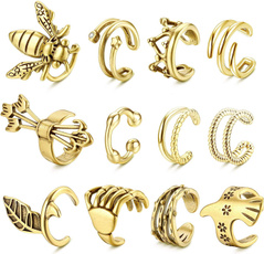 leaf, Jewelry, gold, rings for women