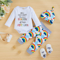 rainbow, Fashion, babyromper, pants