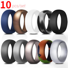 For Men, wedding ring, hypoallergenic, Silicone