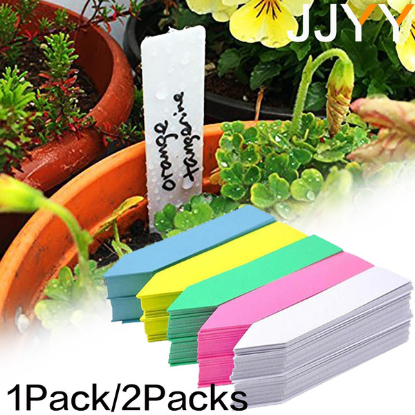 JJYY 1Pack/2Packs Reusable PVC Plants Hang Tag Labels Tree Fruits ...