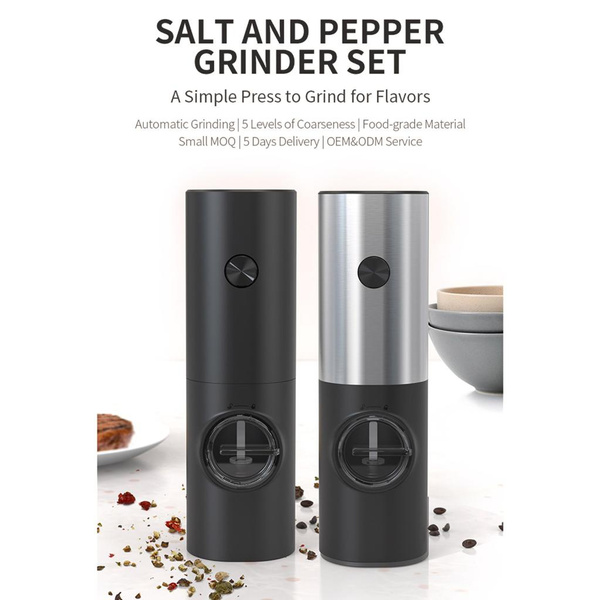 1PCS Electric Automatic Mill Pepper And Salt Grinder Spice Salt Pepper