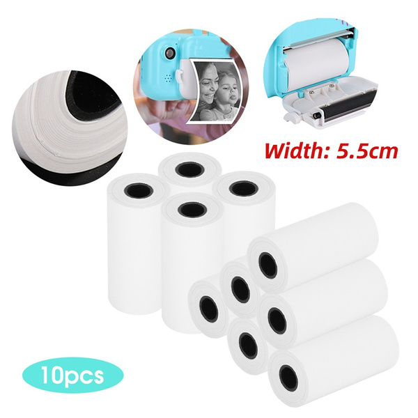 10 Rolls Thermal Paper, 2.2 Inch Width White Printer Paper Roll Printer