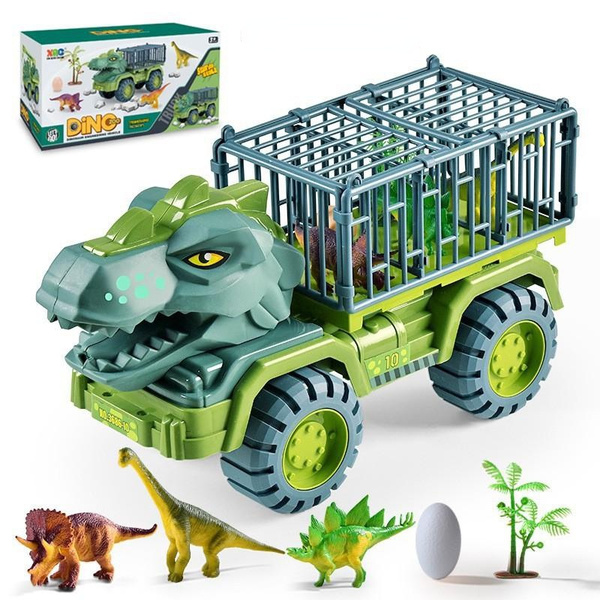 Dinosaur Truck Toy for 3-6 Years Old, Tyrannosaurus Transporter ...
