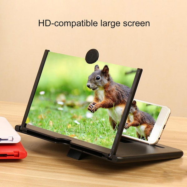 14 inch Mobile Phone Screen Magnifying Glass Folding HD Video Amplifier