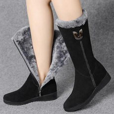 fur, Winter, Boots, Shoes