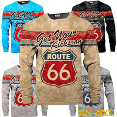 route66, men shirt, Fashion, Necks