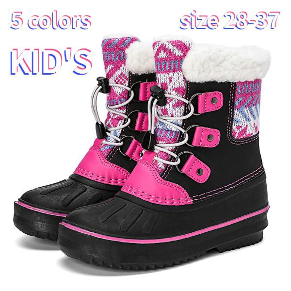 boots-for-girls-winter-shoes-for-kids-children-s-boots-plush-brown-snow