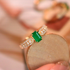 DIAMOND, Jewelry, gold, Emerald