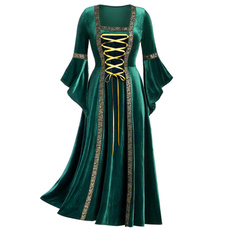 gowns, Medieval, long dress, Cosplay Costume
