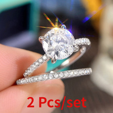 Fashion, wedding ring, 925 silver rings, Engagement Ring
