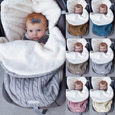 babysleepingbag, knitted, Flanela, knittedsleepbag