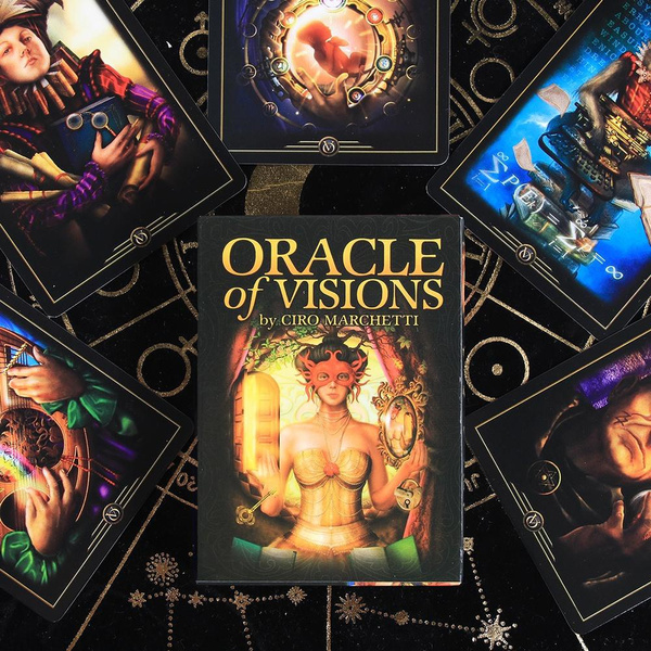 Oracle of Visions Cards Tarot Deck 52 Cards with Pdf Guidebook