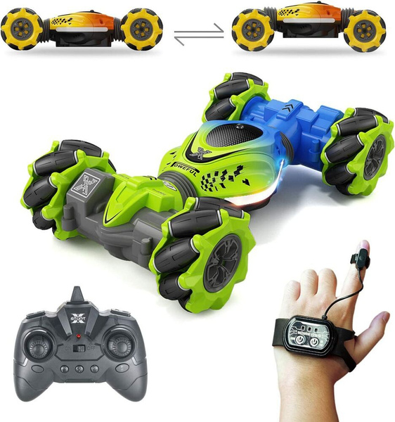 4WD RC Stunt Car 2.4G Radio Remote Control Car RC Watch Gesture Sensor