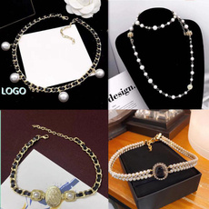 Chain Necklace, Moda masculina, Joyería de pavo reales, pearls