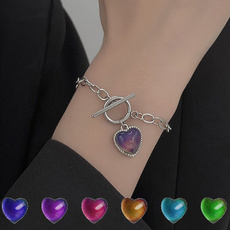 Charm Bracelet, colorchanging, Love, Chain