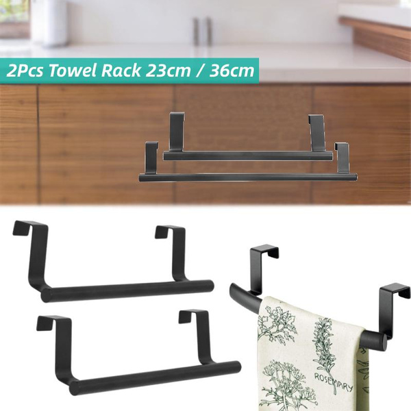 Kitchen Towel Holder, Over The Cabinet Towel Rail Over The Door Tea 