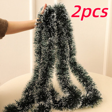 party, Home Decor, Garland, christmasribbonornament