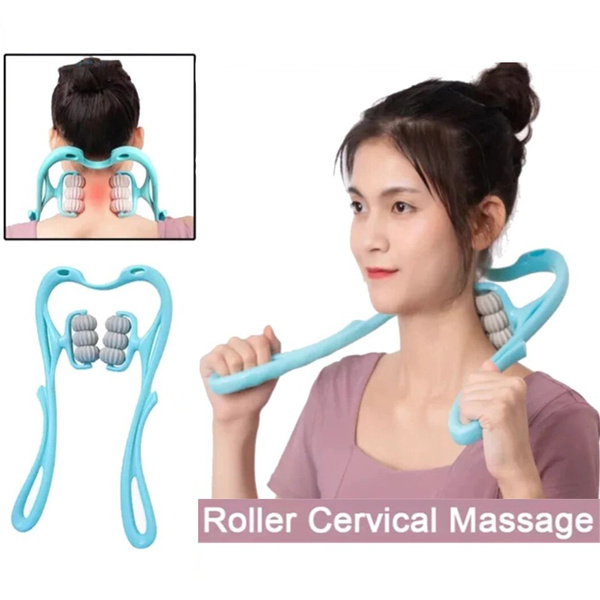 Manual Neck Massager Cervical And Shoulder Muscles To Relax Deep Tissues Double Trigger Point 4984