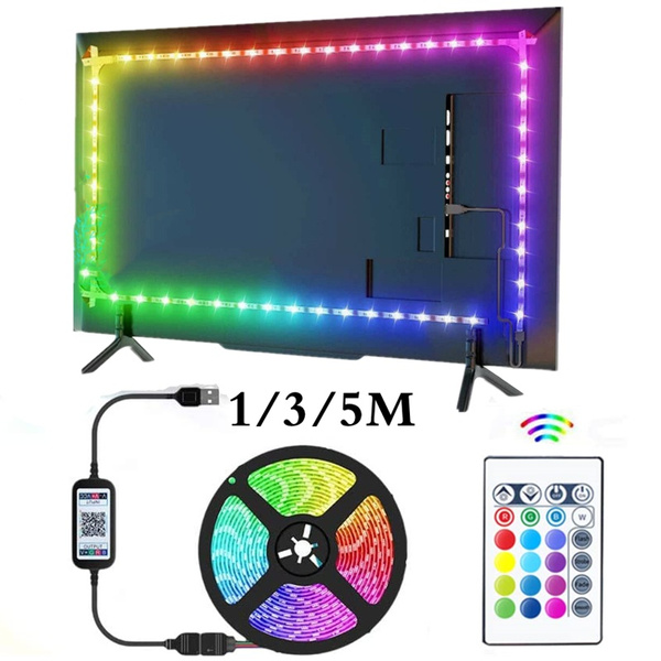 TV Backlight USB LED Strip Lights Kit TV Lights 16 Colors 5050 LEDs