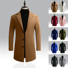 wintercoatformen, Plus Size, Winter, solid color