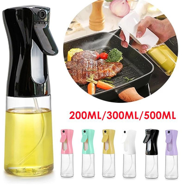 200/300/500ML Oil Bottle Dispenser Cooking Oil Spray Bottle Baking Vinegar Mist Barbecue Spray