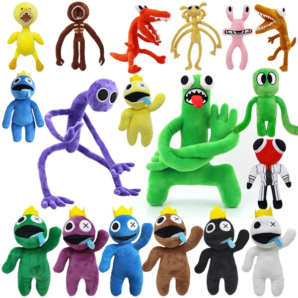Rainbow Friends Plush Toys, Rainbow Friends Stuffed Animal Plush Doll Green Blue  Rainbow Friends Gift For Kids Ty