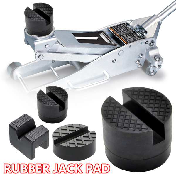 Car Rubber Slotted Jack Accessories Pad Frame Protector Adapter Jacking  Tool Pinch Lifting Disk Rubber Pad Support Block Automotive Tool