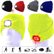 Flashlight, hatwithledlight, Beanie, Outdoor