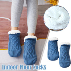 non-slip, wintersock, Cotton Socks, Knitting