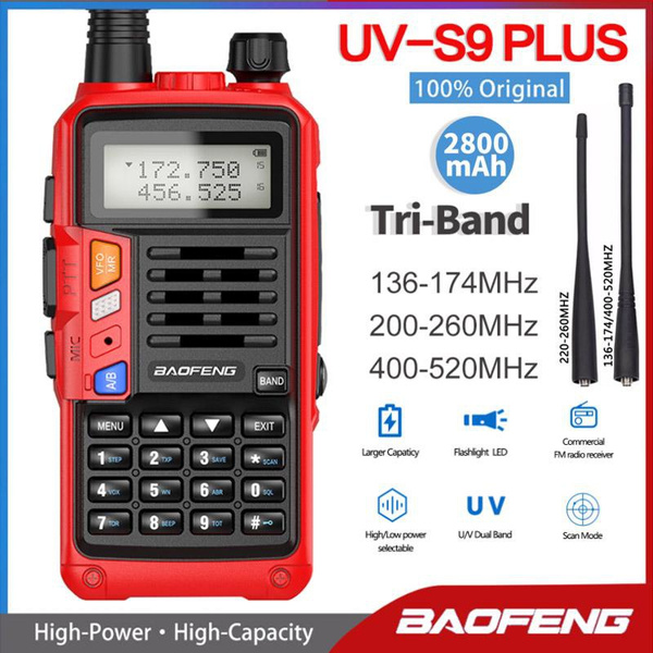 Radio Baofeng UV-S9 PLUS Tri Bands