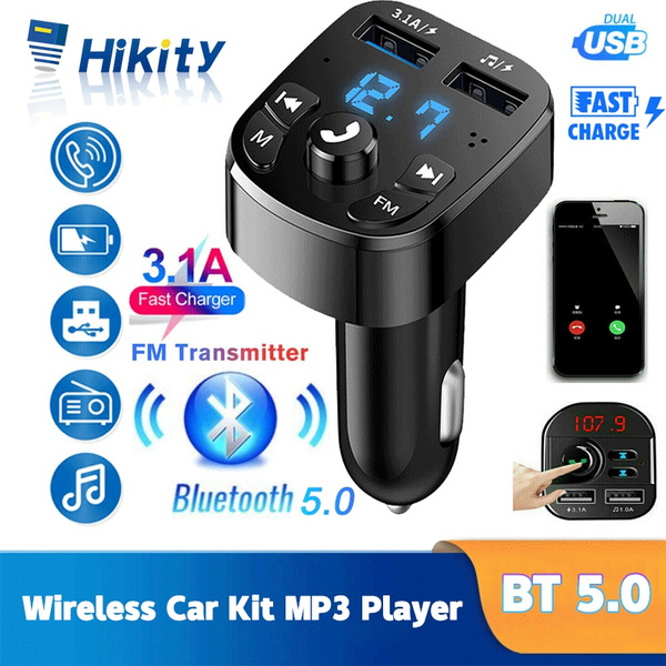 bluetooth 5.0 car wireless fm transmitter adapter