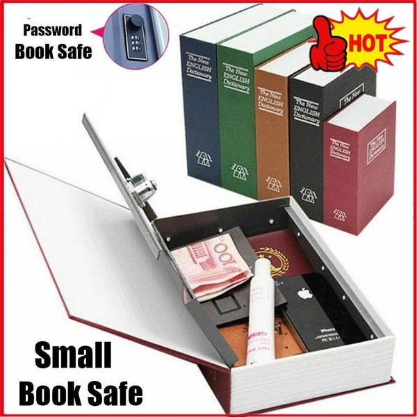 Dictionary Book Secret Security Safe Lock Cash Money Locker Storage Box