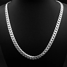 Sterling, Chain Necklace, Moda, 925 sterling silver